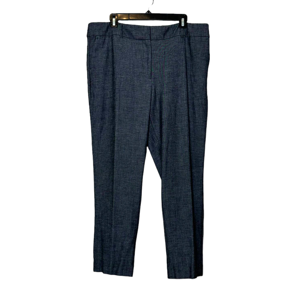 Ann Taylor gray straight legs pants size 14